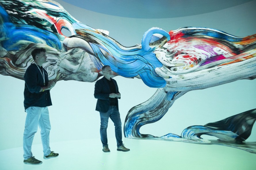 Bellver Blue Tech Zone acoge Tardearte, la instalación artística del creador Damià