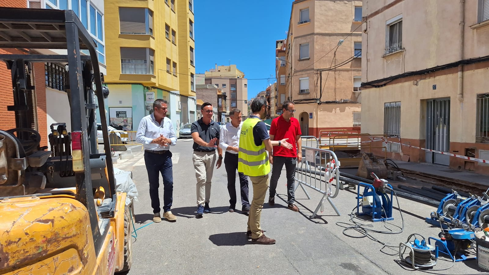 Burriana intensifica las obras de modernización de la red de agua potable para optimizar su uso