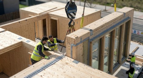 Fimma + Maderalia crea una nueva área de robótica industrial para la construcción de viviendas en madera