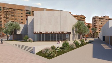 El nuevo Auditori de Benicalap se prepara para acoger conciertos de 