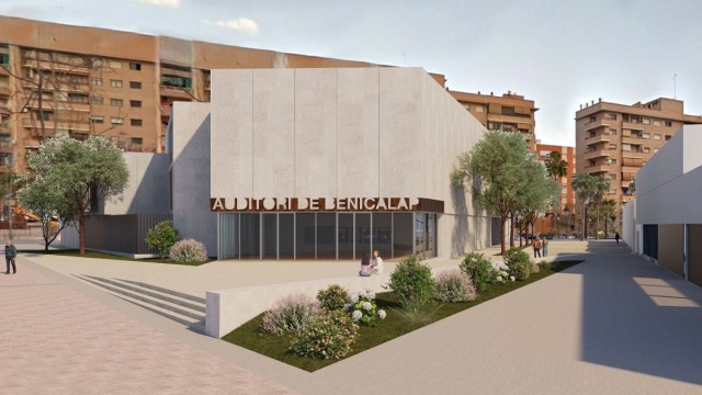 El nuevo Auditori de Benicalap se prepara para acoger conciertos de 