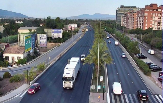 Murcia apura los últimos días de agosto para culminar el asfaltado de Ronda Sur y recuperar carril en Los Dolores