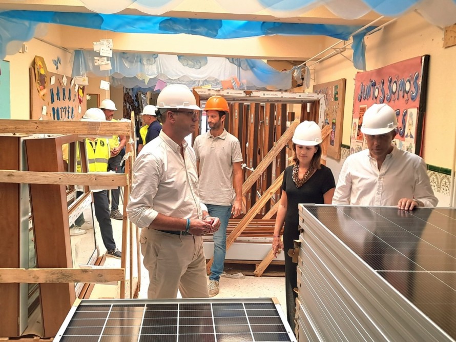 Una vuelta al cole en el histórico colegio Casa del Niño de Lorca con ahorro energético: invierten 415.000 euros