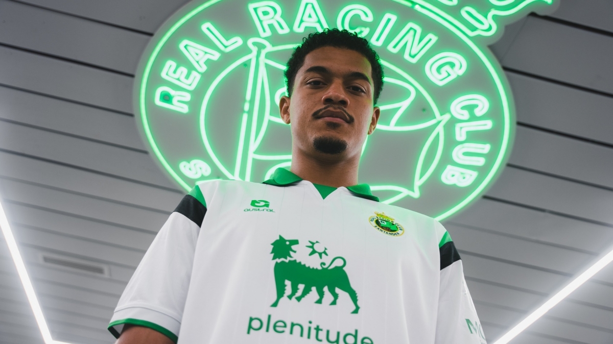 Pedro Felipe, central brasileño del Racing de Santander