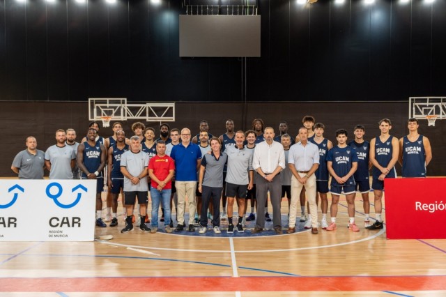 El equipo sub-22 del UCAM Murcia CB pasa a tener en el CAR de Los Narejos su sede permanente