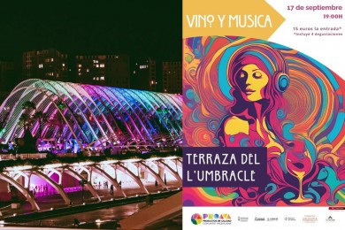PROAVA une enología, música en directo y gastronomía local en L’Umbracle
