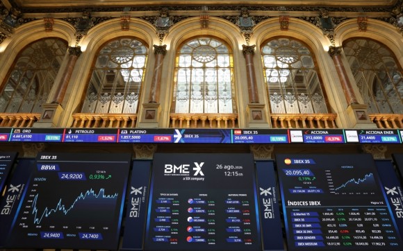 El Ibex 35 se apoya en los 20.000 puntos (+0,05%), con el crudo en 88 dólares y pendiente de Nvidia