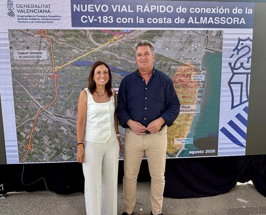 El Consell proyecta un vial rápido para mejorar la movilidad y la seguridad en la playa de Almassora 