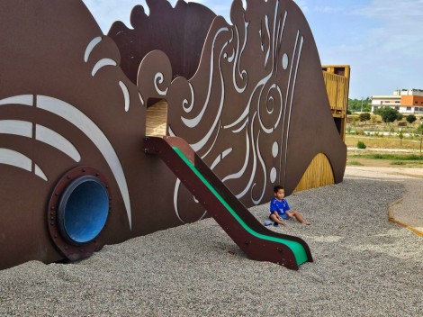 Caravaca despierta al legendario gigante Tomir, protector de la ciudad, para llenar de juegos el Parque Mayrena