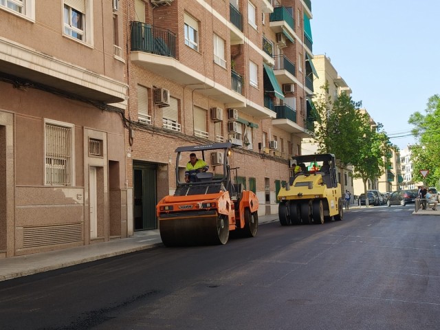 Elche completa nuevas actuaciones del Plan de Asfaltado en Carrús y continuará en Perleta