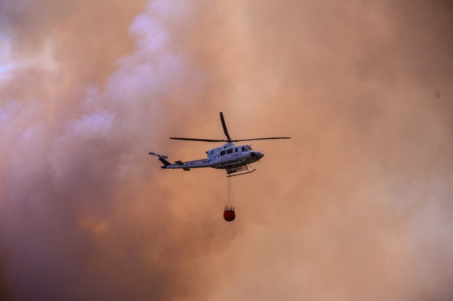 El incendio de El Saler, en imágenes