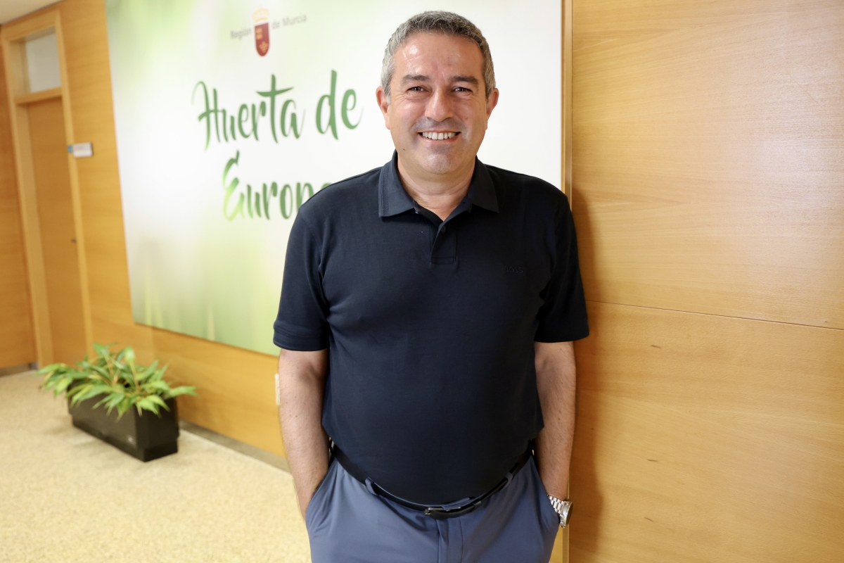 Joaquín Buendía, consejero de Agua, Agricultura, Ganadería y Pesca.