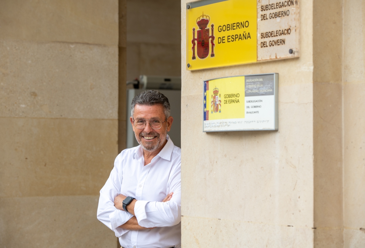 El subdelegado del Gobierno en Alicante, Manuel Pineda.