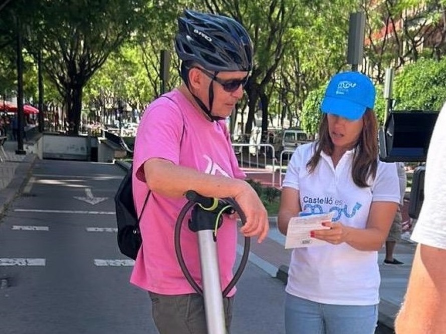 Los patinetes concentran casi la mitad de consultas de la campaña 'Castelló se mueve mejor' 