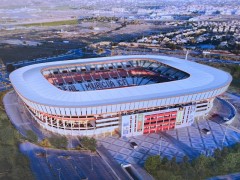 La Terraza del Murcia abre como espacio exclusivo en la cuarta planta del estadio Enrique Roca