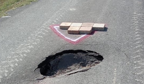 Reparación en el Camino de Rabisancho en Alfafar.