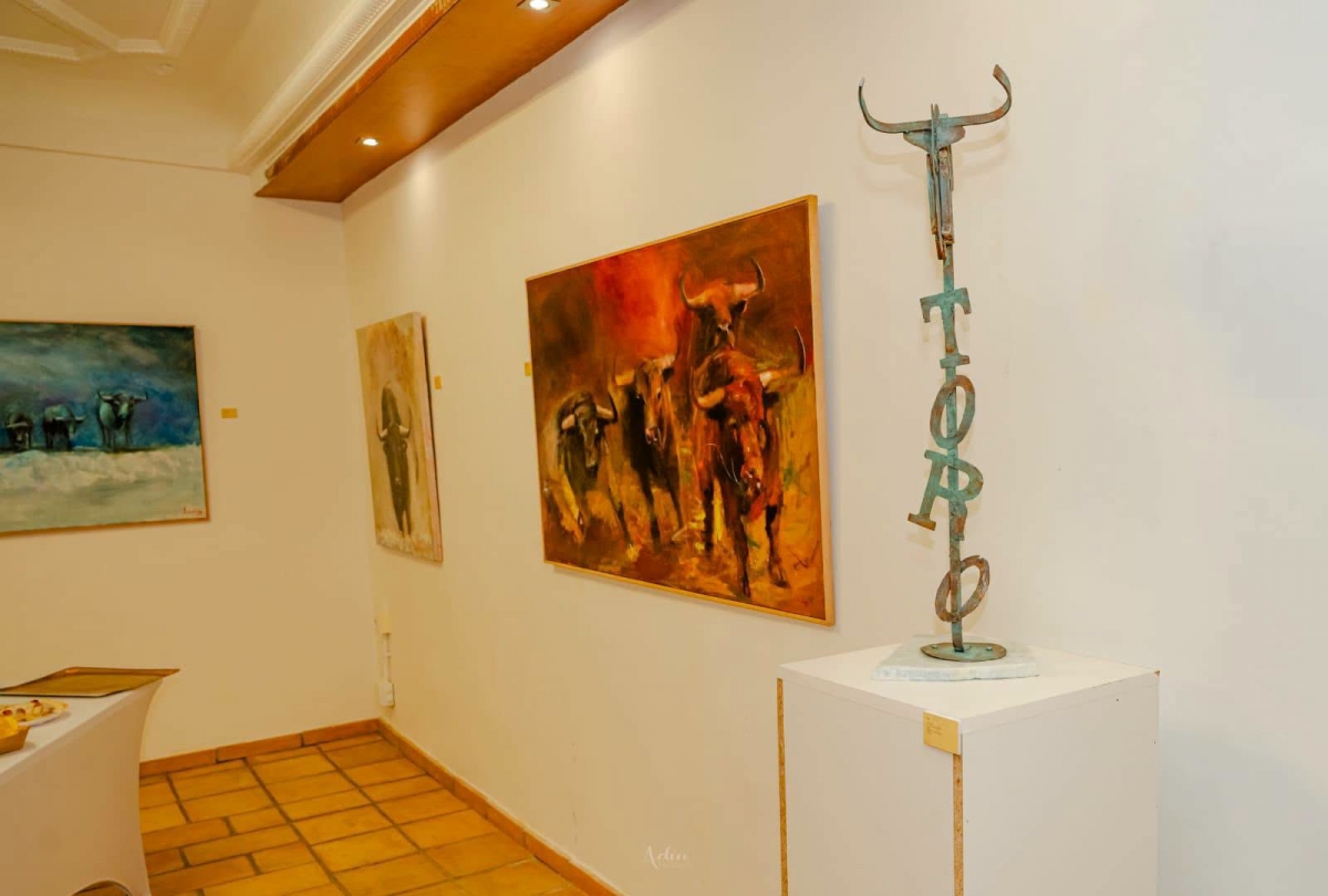 Los 'Toros' del artista Juan Corbalán toman la alternativa en la Casa Gorta de Cehegín