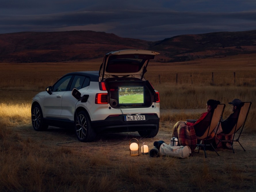 Volvo Cars convierte el EX30 en un banco de energía móvil