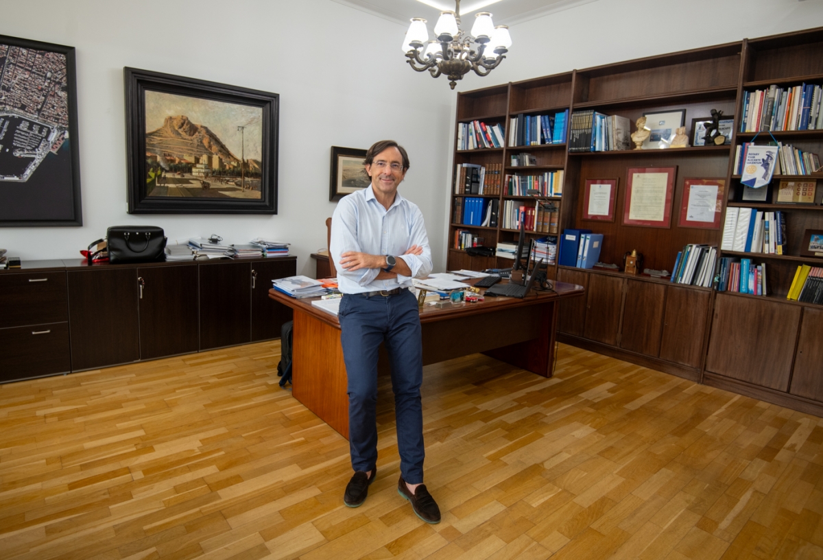 El presidente de la Autoridad Portuaria, Luis Rodríguez.