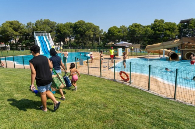 Las piscinas de Tentegorra rozan los 40.000 usuarios tras recuperar su actividad este verano