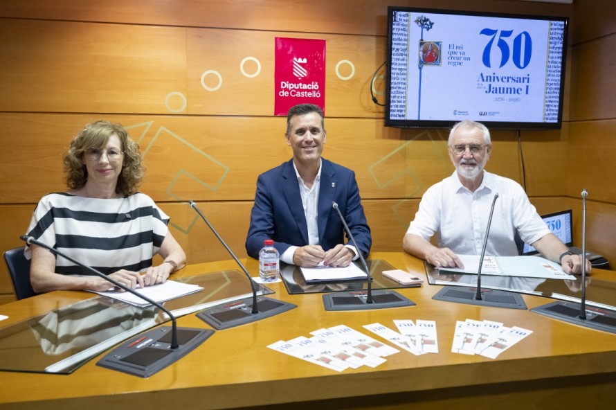 La Diputación y la UJI revisitan la historia para conmemorar el 750 aniversario de la muerte de Jaume I