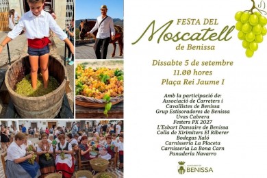 Benissa ensalza su patrimonio vitivinícola con una nueva edición de la Festa del Moscatell
