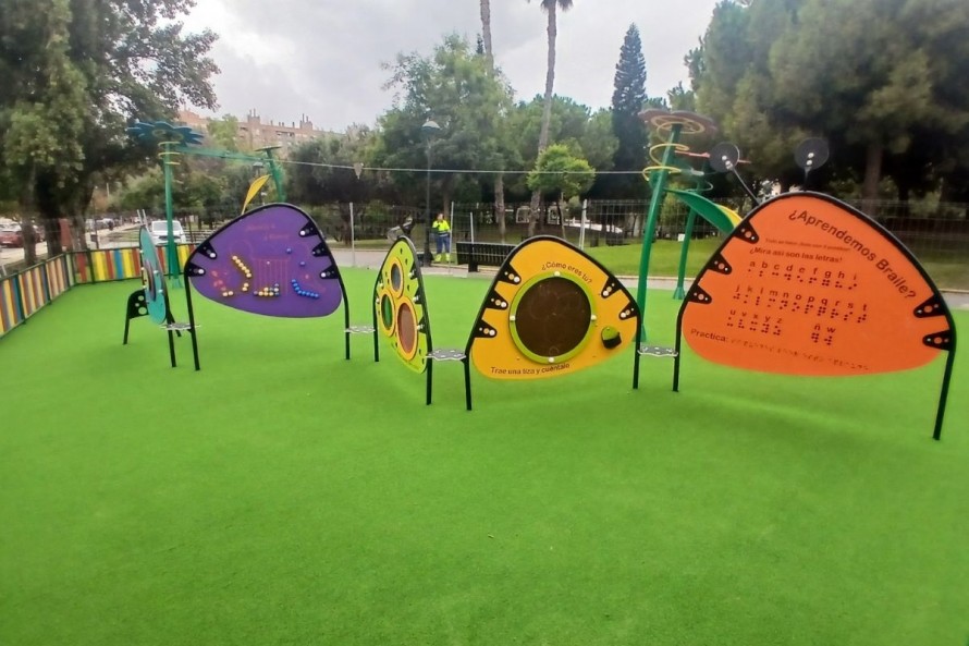 Las nuevas zonas de juegos del Parque de los Juncos abrirán al público el 18 de septiembre