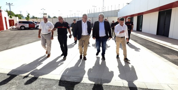 El nuevo Parque Auxiliar de Bomberos de Ibi entra en servicio: mejorará la operatividad y los tiempos de respuesta 
