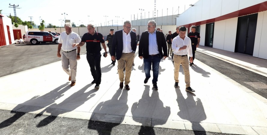 El nuevo Parque Auxiliar de Bomberos de Ibi entra en servicio: mejorará la operatividad y los tiempos de respuesta 