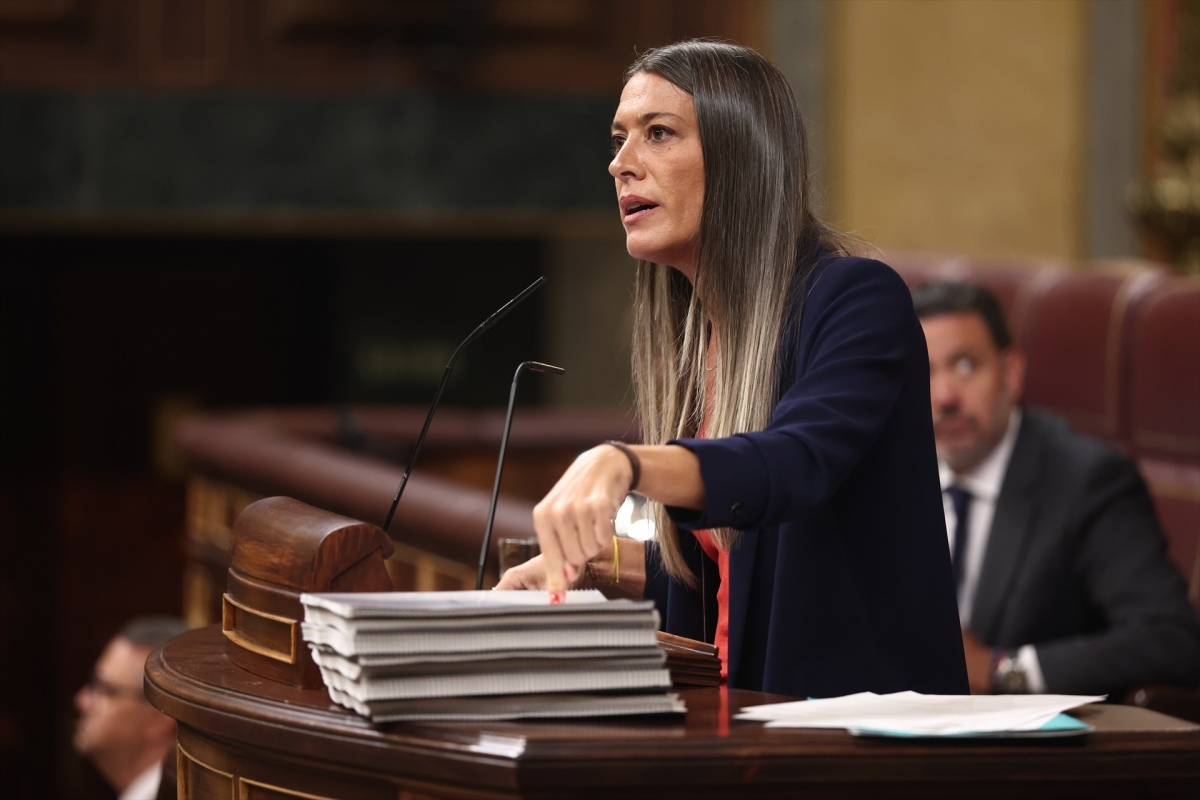 La portavoz de Junts en el Congreso, Miriam Nogueras. - Foto: EDUARDO PARRA/EP La portavoz de Junts en el Congreso, Miriam Nogueras.
