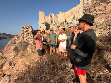 Los trabajos arqueológicos en la isla del Fraile refuerzan la hipótesis de una fortaleza romana y confirman una fase bizantina