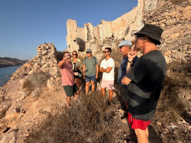 Los trabajos arqueológicos en la isla del Fraile refuerzan la hipótesis de una fortaleza romana y confirman una fase bizantina