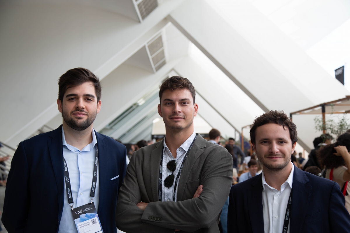 Joan Albert Such, José Domingo Cerdán y Mario Sepúlveda, fundadores de Valyra Aerospace. - Joan Albert Such, José Domingo Cerdán y Mario Sepúlveda, fundadores de Valyra Aerospace.