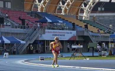 Estebana Esparza es octava en 1.500 y contribuye al récord nacional 4x400 F70 en el Mundial máster
