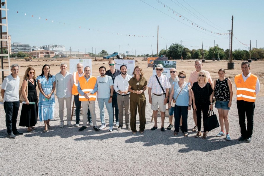De la naranja de 8 metros a géiseres de agua: Castelló emprende la obra de la primera fase del Censal Parc