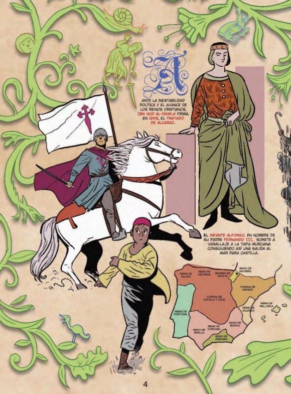 Una historieta medieval con acento murciano: Martínez Meseguer lleva al cómic la figura de Don Juan Manuel y su vínculo con Murcia