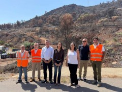 El Consell invierte 330.000 euros en estabilizar un talud en un colegio de La Vilavella afectado por el incendio