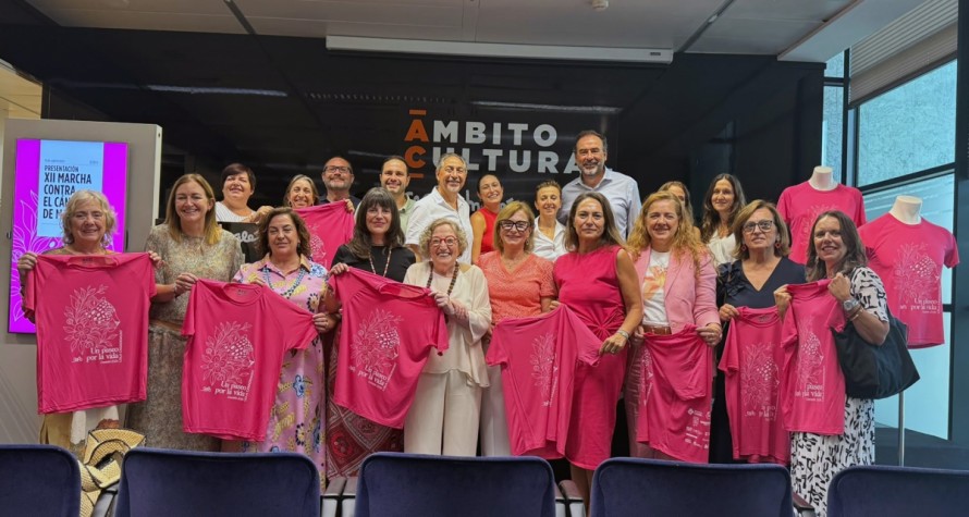 Castelló caminará unida contra el cáncer de mama: la ciudad se teñirá de rosa el 18 de octubre
