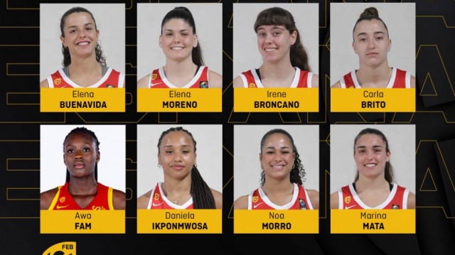 Cinco jugadoras taronja en la lista de Rubén Burgos y Roberto Hernández para el Europeo U20F
