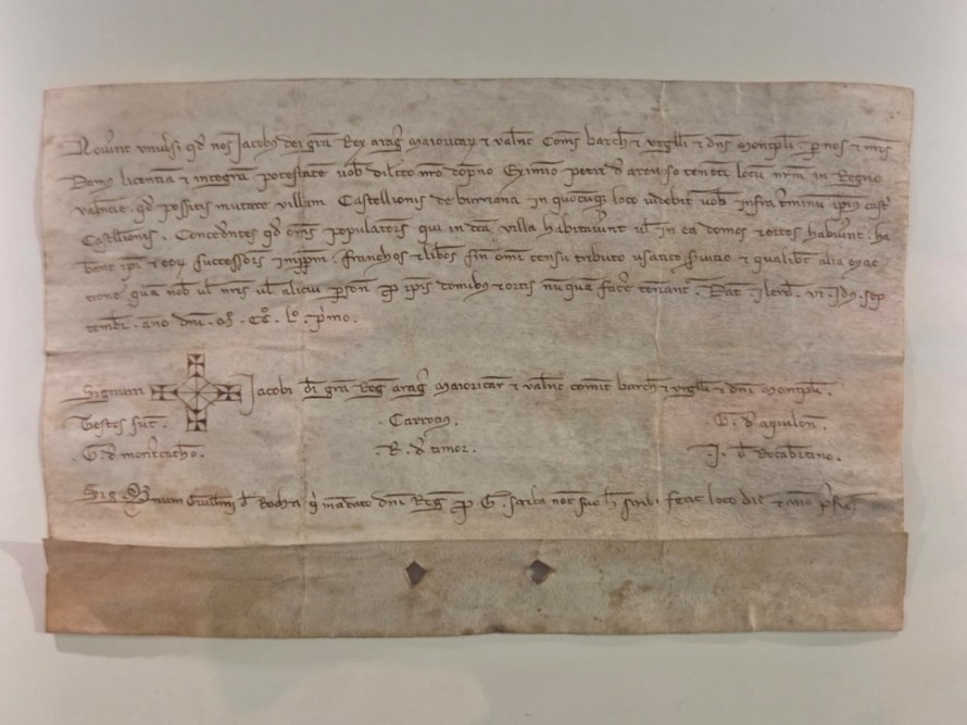 La llave de un mundo nuevo: el Privilegio de Traslado o 134 palabras para entender la identidad de Castelló