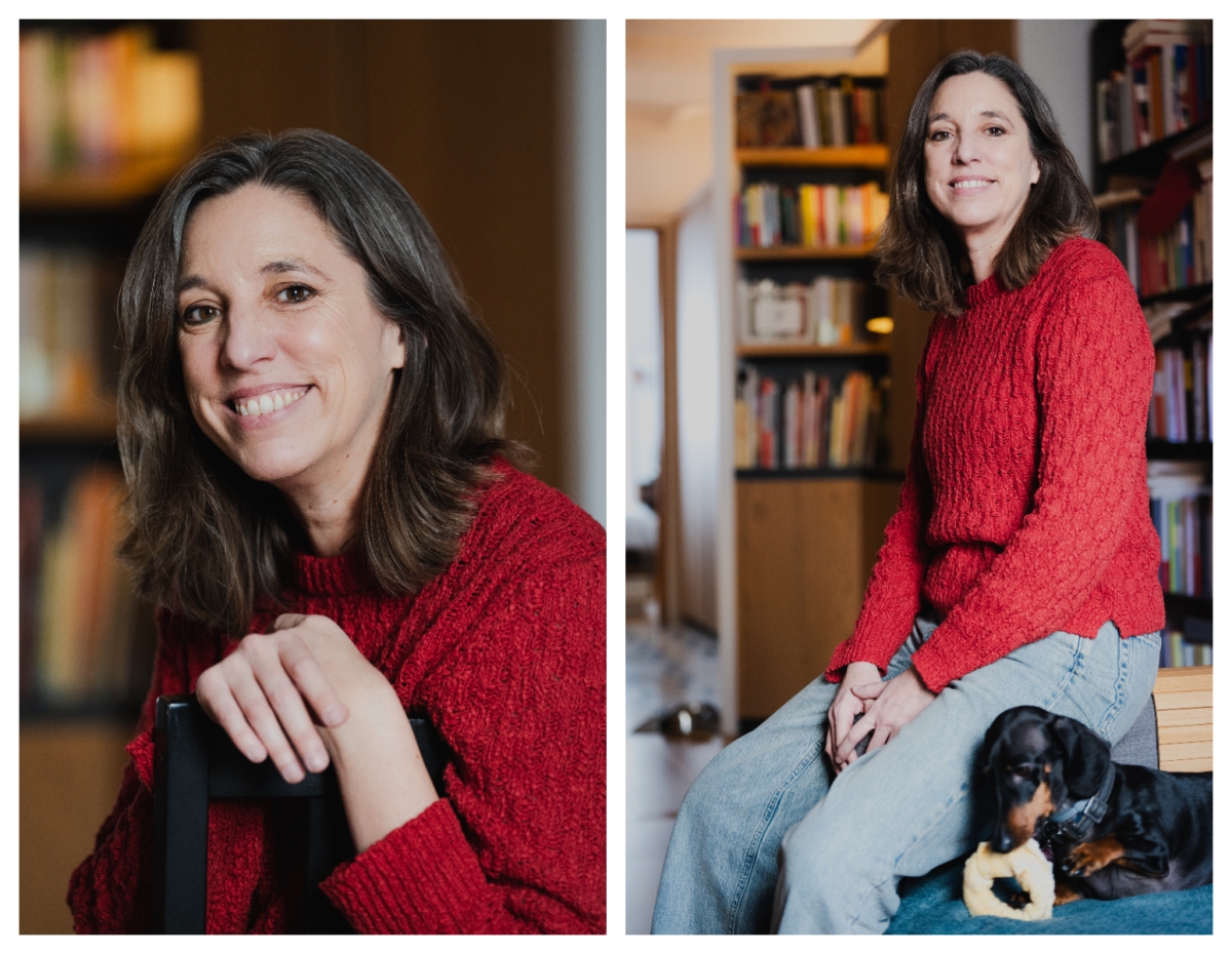 Llucia Ramis al seu pis de Barcelona. - Foto: JOAN MATEU PARRA Llucia Ramis al seu pis de Barcelona.