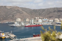 El Puerto de Cartagena estudiará cómo recoger y tratar el agua de lluvia antes de que llegue al mar