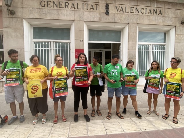 Nuevo curso, mismas reivindicaciones: los sindicatos se manifestarán el 12 de septiembre en Castellón en 
