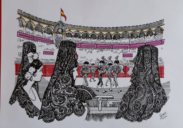 Queco Auñón, el cartagenero que cambió el ruedo por los lápices: 