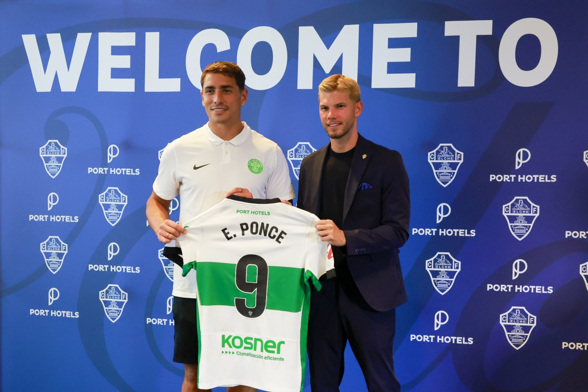 Para Ezequiel Ponce la de este miercoles era su segunda presentación como jugador del Elche CF