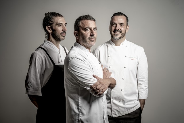 Rafa Soler, José Manuel Miguel y Diego Laso se unen en un seis manos: un diálogo entre tres cocinas con identidades propias