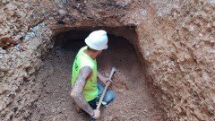 L'Eliana descubre un nuevo refugio de la Guerra Civil durante las obras de peatonalización del centro