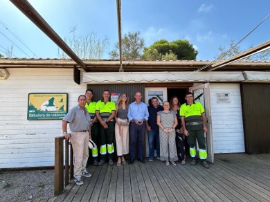 Generalitat y Ayuntamiento de València valoran la labor de FFC Equal en El Saler