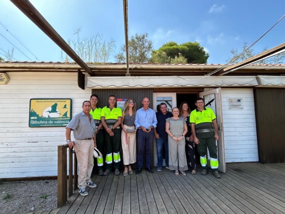 Generalitat y Ayuntamiento de València valoran la labor de FFC Equal en El Saler