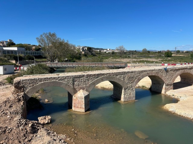La rehabilitación del Pont Vell de Riba-roja aumenta su capacidad y respeta su huella histórica